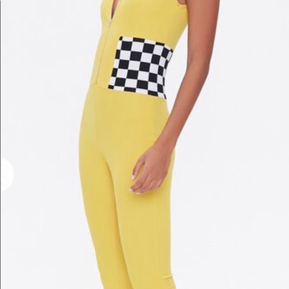 NWT FOREVER 21 Sexy Hooded Jumpsuit, M - Picture 4 of 5